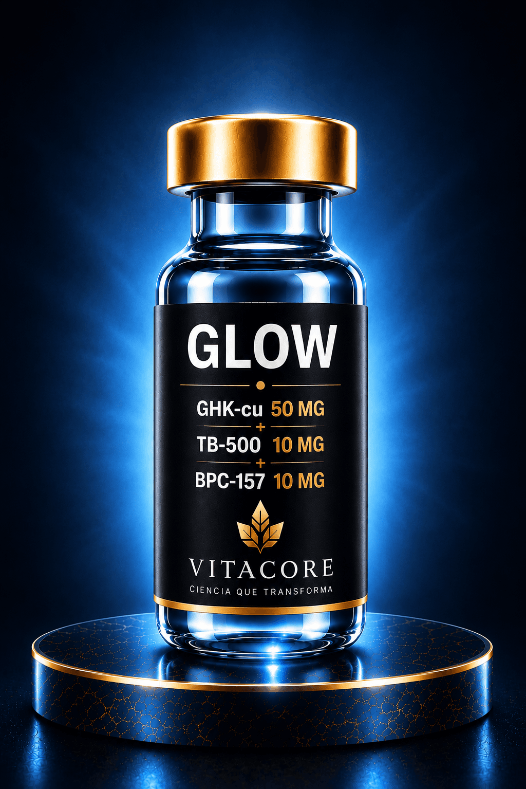 Glow (GHK-cu 50mg + TB-500 10mg + BPC-157 10mg)